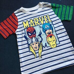 Marvel Comics Avengers Striped T-shirt 6T